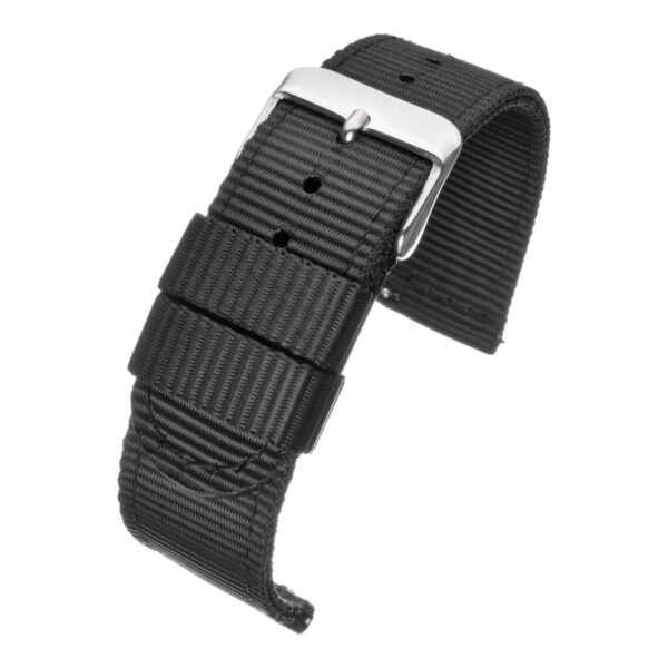 Quick Release Nylon Watch Strap - Black