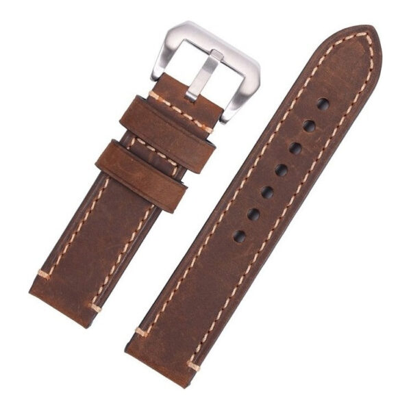 Leather Watch Strap to Fit Panerai - Brown
